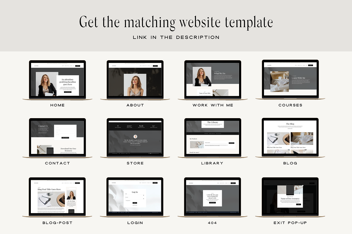 Kajabi Sales Funnel Template Bundle, a Landing Page Template by Pixel & Flow (Photo 10 of 10)