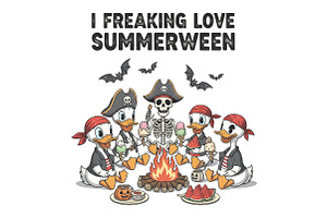 Summer Halloween Funny Halloween PNG, an Icon by CraftArtStudio