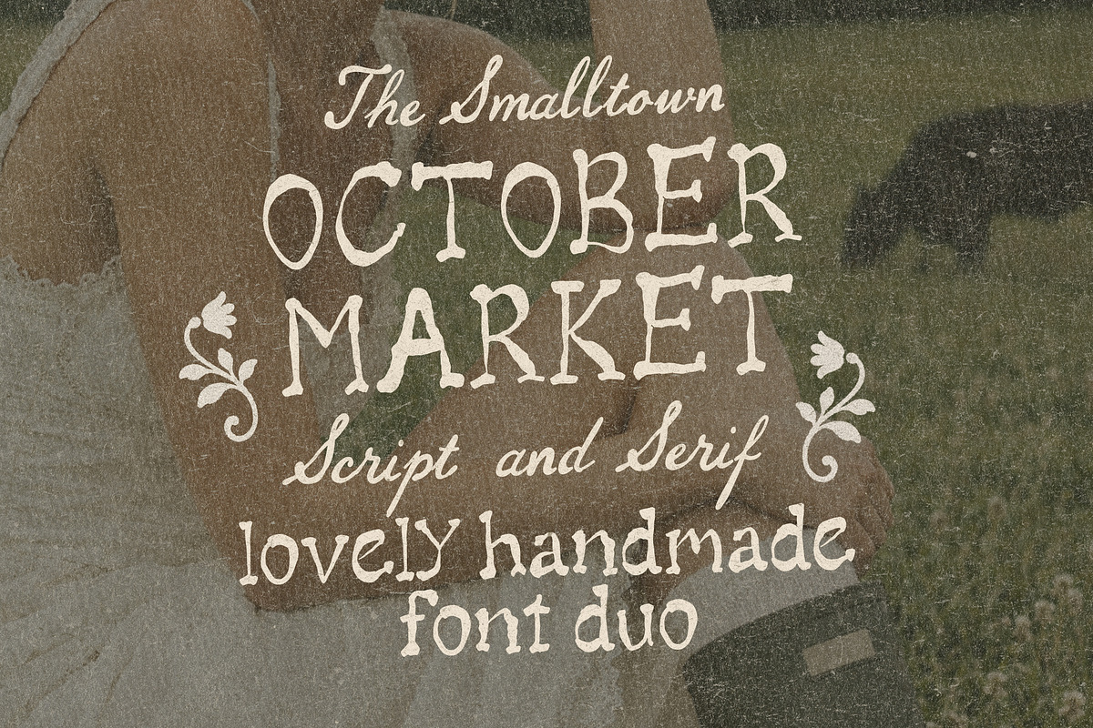 Rustic Handwritten Autumn Font Duo, a Handwritten Font by Laras Wonderland (Photo 1 of 10)