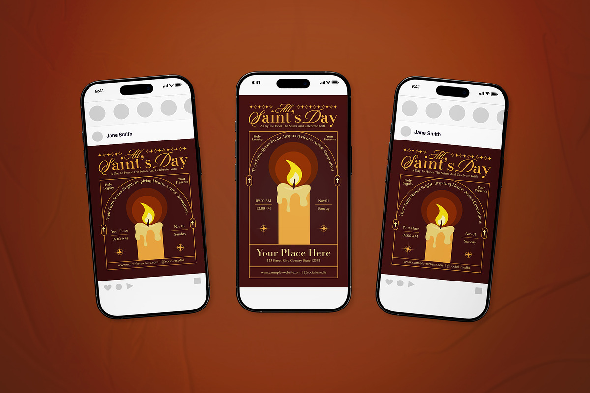 All Saint's Day Event Flyer Set, a Flyer Template by The Good Store (Photo 2 of 2)