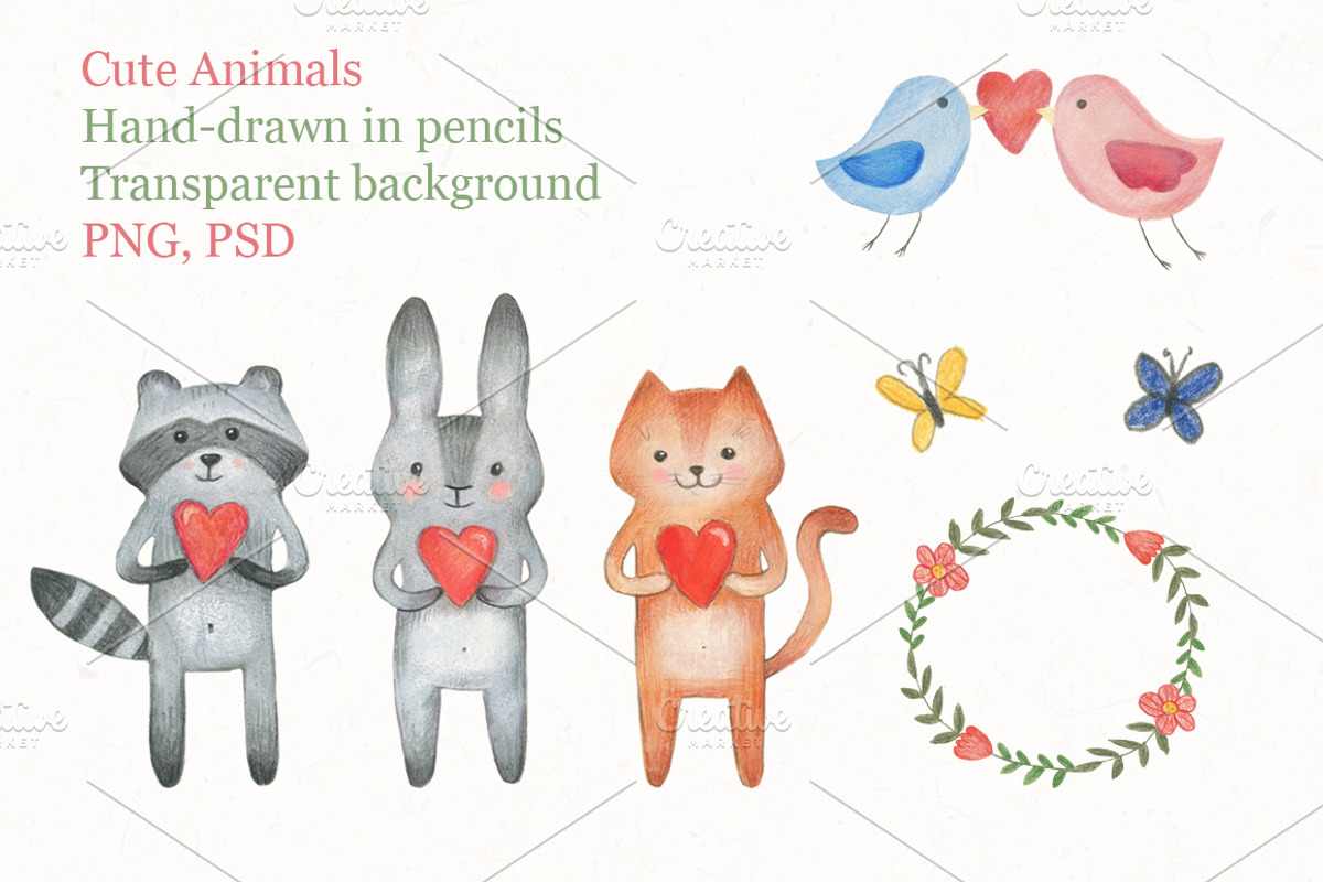 Cute Animals, an Animal Illustration by Imaginasty (Photo 2 of 6)