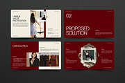 Burgundy Business Strategy Deck, a Presentation Template by Pani Temp. (Thumbnail 10 of 13)