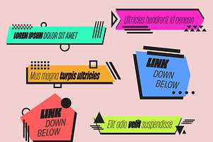 Multicolored Geometric Lower Third, a Templates & Theme by wavebreak