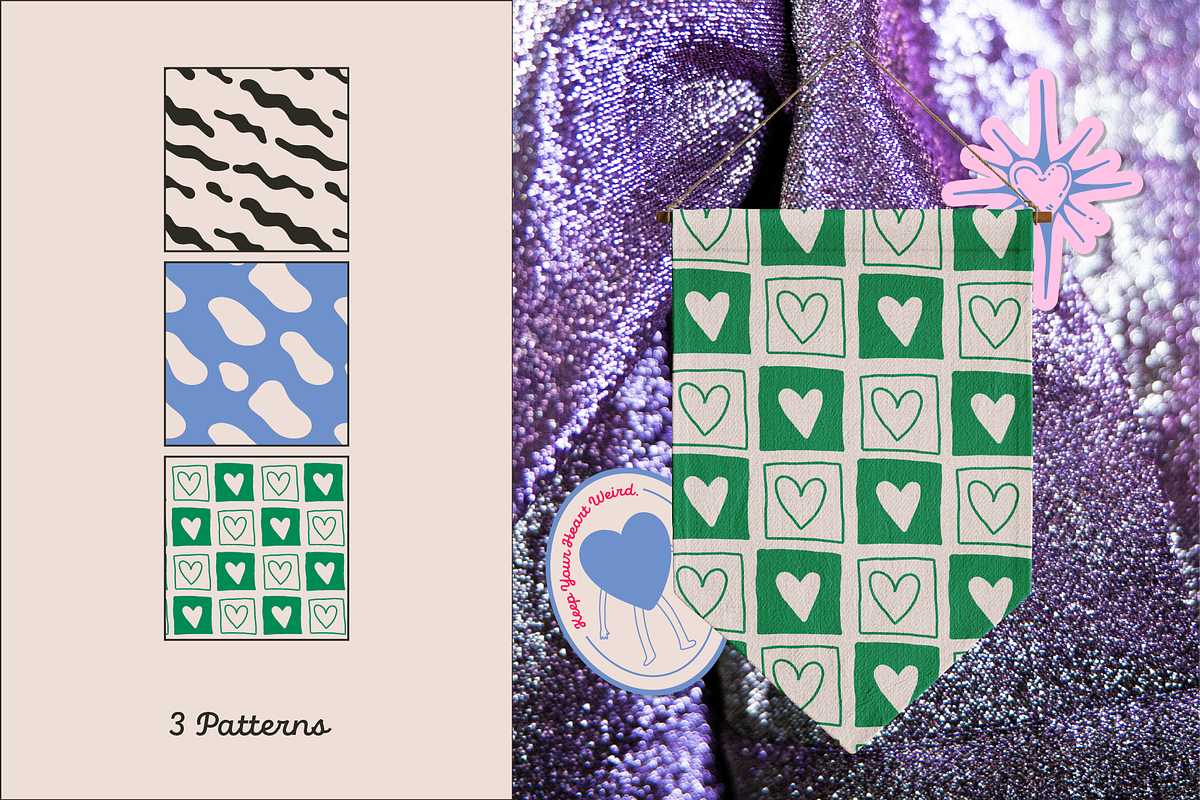Imperfect Hearts: Hand Drawn Vectors, an Object Illustration by Pamcake (Photo 7 of 8)