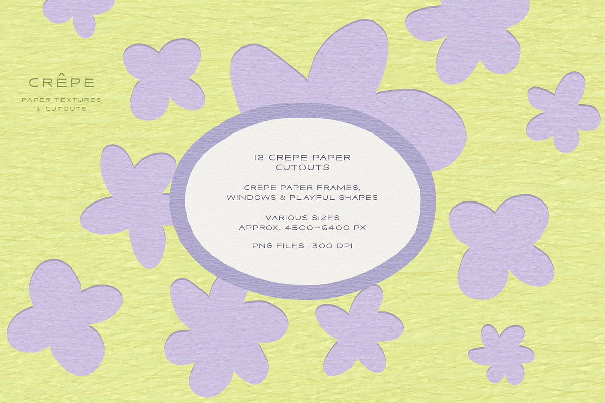 Crepe Paper Textures & Cutouts, a Texture Graphic by alonahaidash (Photo 15 of 17)