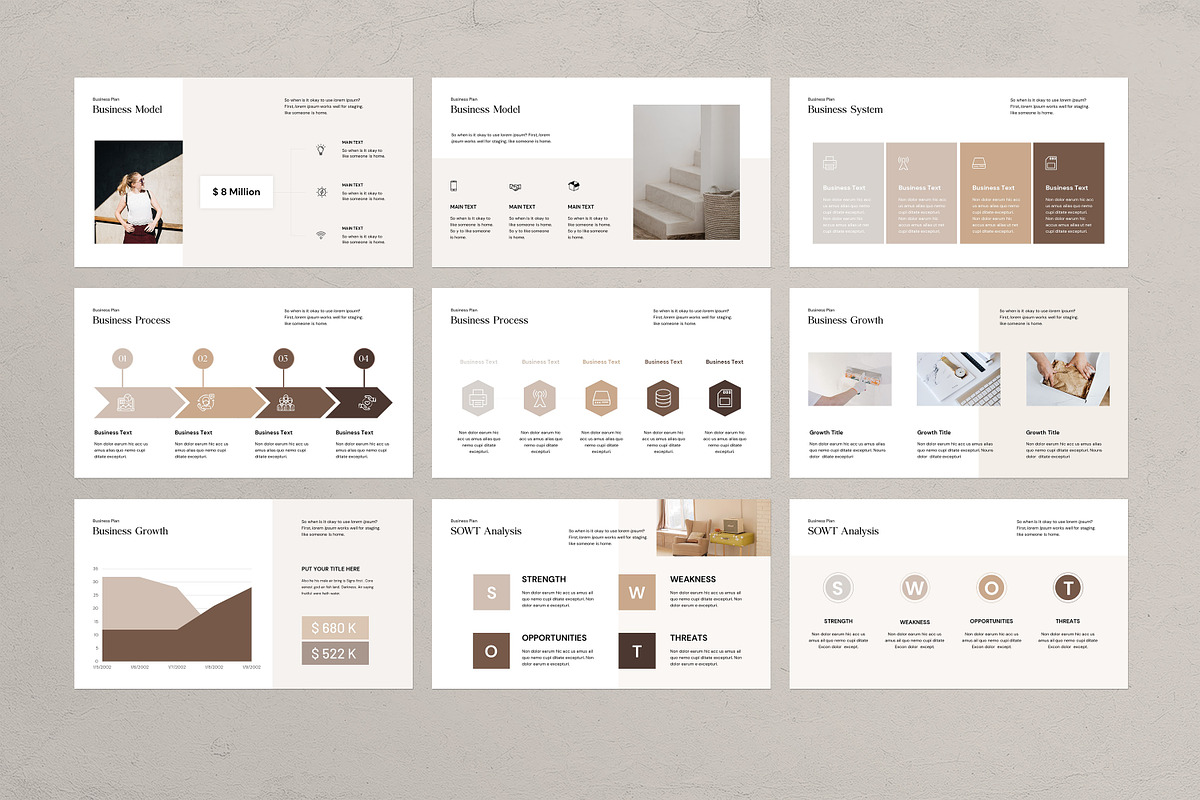 Business Plan PowerPoint Template, a Presentation Template by evgenystudio (Photo 12 of 17)