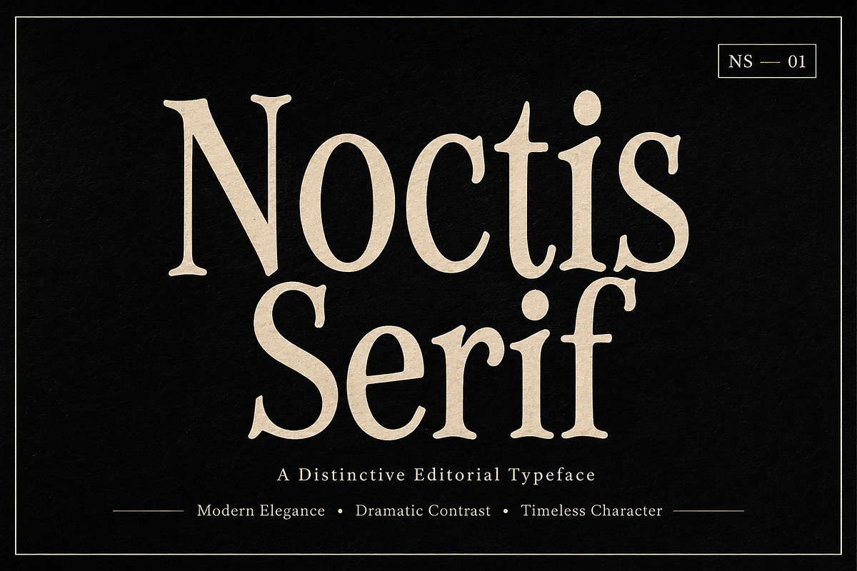 Noctis Serif, a Serif Font by Wow Magic (Photo 1 of 5)