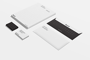Minimalist Stationery Set, a Stationery Template by Viaduc (Thumbnail 2 of 5)