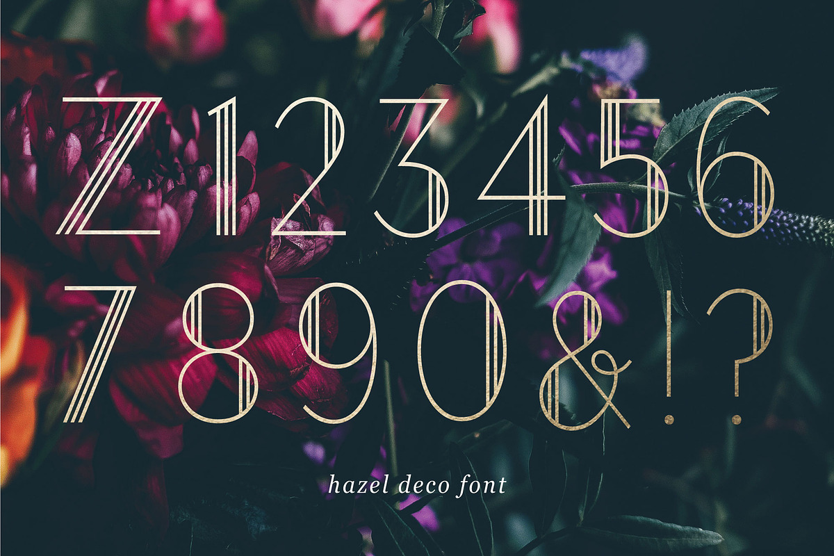 Hazel Deco Font preview 4