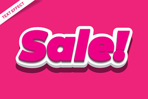 3d Girly Woman Pink Text Effect