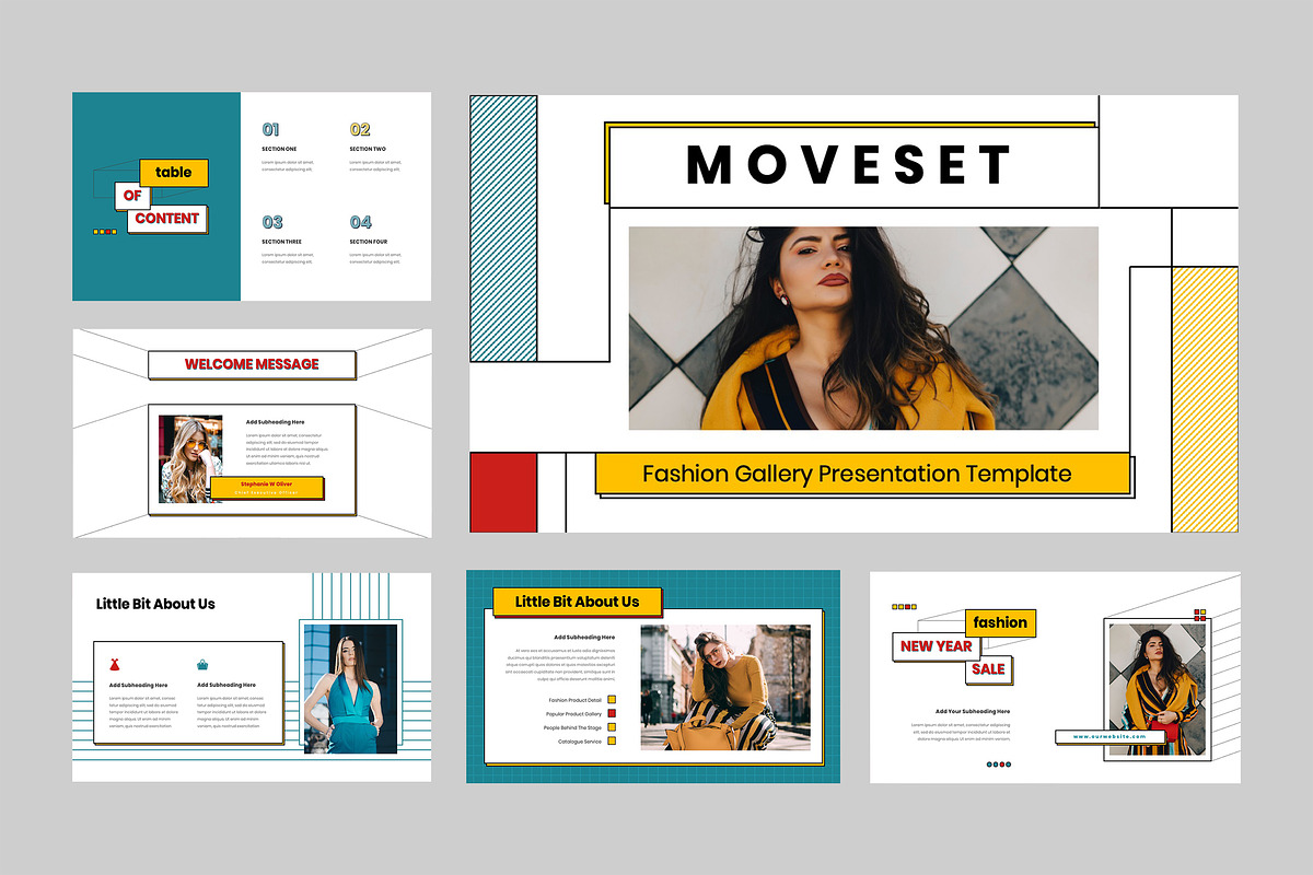 Moveset Powerpoint Template, a Presentation Template by TMint Creative