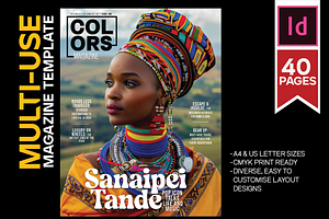 Magazine Template, a Magazine Template by Red Cactus Creative