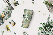 Floral Tumbler Mockup Scene (#002), a Cups & Container Mockup by Europe.graphics (Thumbnail 8 of 8)