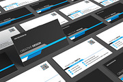 Modern Corporate Business Card SE334, a Business Card Template by annozio (Thumbnail 4 of 4)