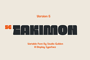 SG - TAKIMON, a Font by Studio Gulden (Thumbnail 1 of 15)