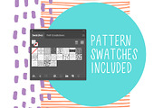 Dot Stripe Brush Pattern Bundle, a Pattern Graphic by Wildflower June (Thumbnail 4 of 8)