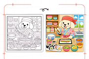 Cozy Careers Cute & Comfy Coloring, an Animal Illustration by Design Station (Thumbnail 3 of 8)