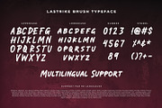Lastrike, a Script Font by Ditatype (Thumbnail 7 of 11)