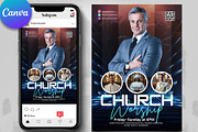 Destiny Night Prophetic Church Flyer, a Flyer Template by Psd Templates (Thumbnail 1 of 3)
