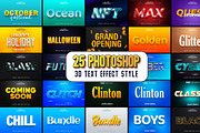 25 Photoshop 3D Text Effect Bundle, a Layer Style Add-On by Md Jahidul99 (Thumbnail 1 of 2)