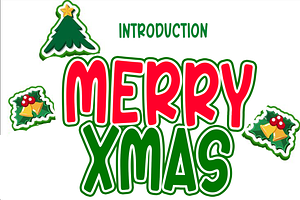 Merry Xmas, a Script Font by FreshTypeINK