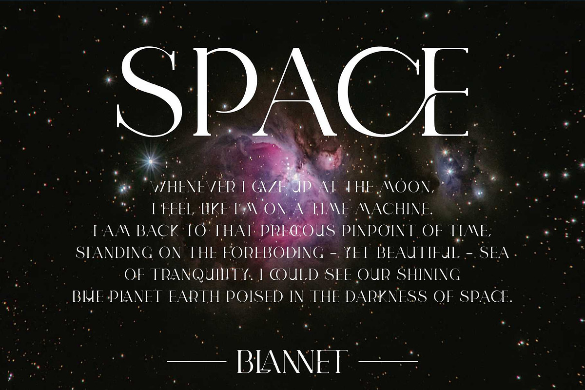 BLANNET Ligature Serif Typeface, a Serif Font by Humaira_std (Photo 2 of 10)