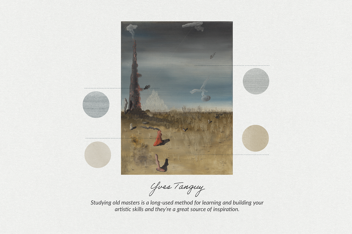 Yves Tanguy's Procreate Brushes, a Brush Add-On by Digi Life (Photo 4 of 13)