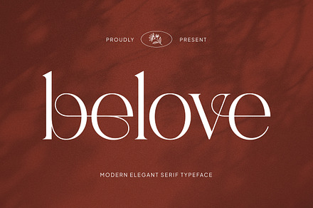 Belove – Modern Elegant Serif, a Serif Font by Mahesans Co