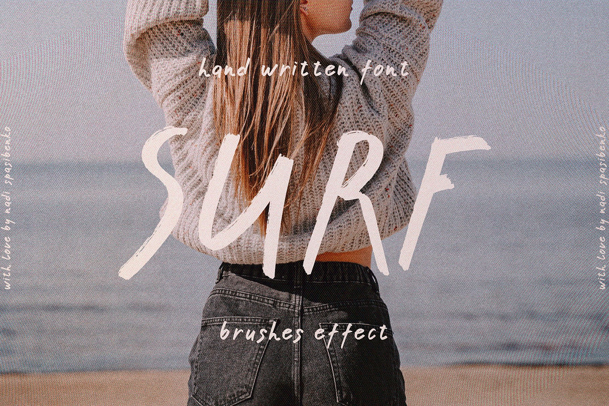 Ocean Surf Hand Written Font, a Script Font by Artcoast Fonts (Photo 1 of 15)