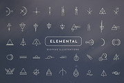 Sacred Geometric Tarot Minimal Icons, an Outline Icon by CreativeWilderness (Thumbnail 1 of 12)