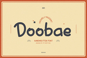 Doobae Fun Handwritten Font