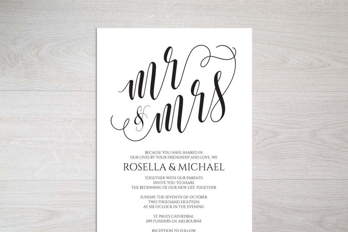 Invitation Template SHR432, an Invitation Template by Shafura_Wedding (Photo 3 of 5)