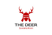 The Deer Samurai Logo, a Branding & Logo Template by Buqancreative (Thumbnail 1 of 4)