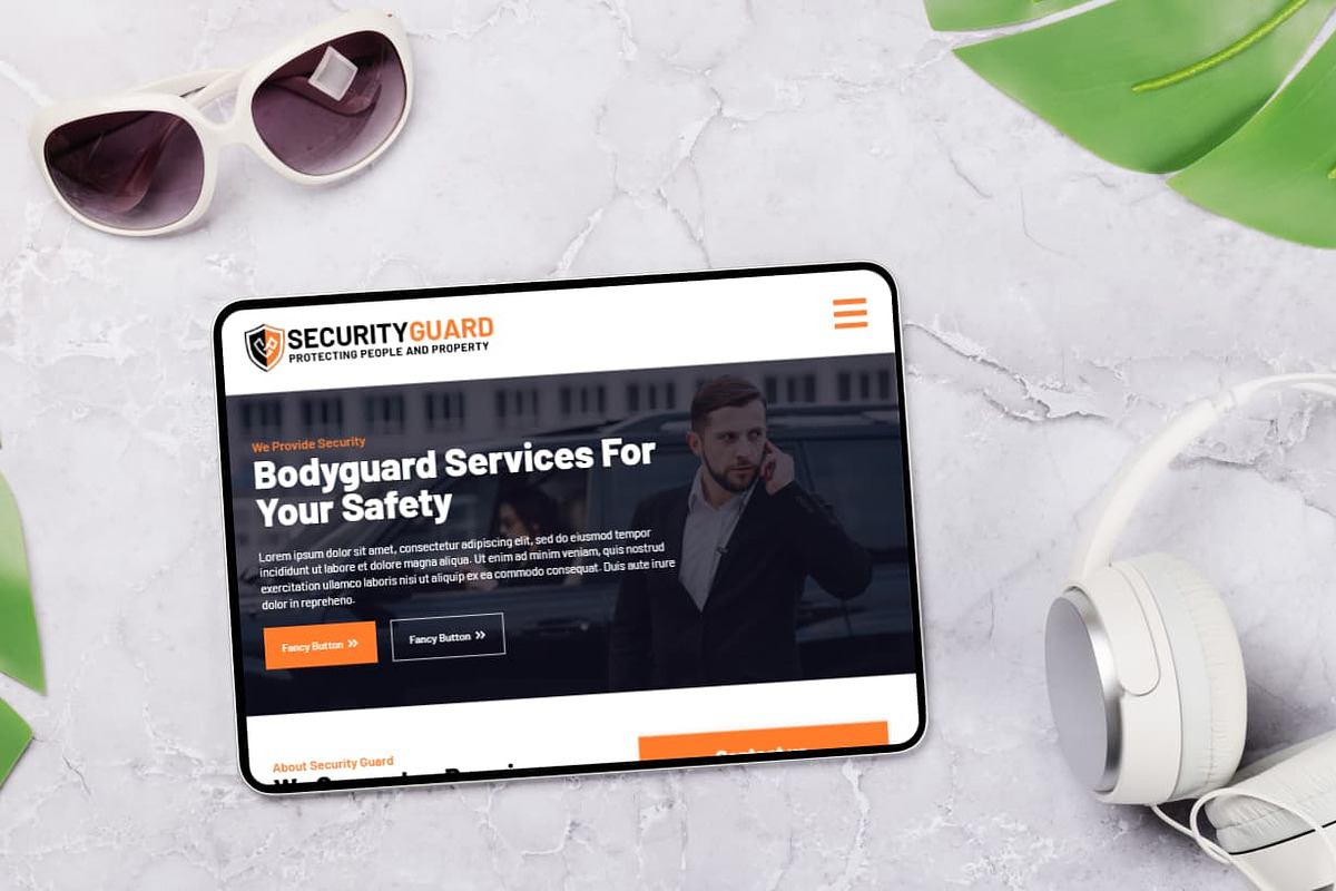 Security Guard WordPress Theme, a WordPress Template by Your Theme Shop (Photo 8 of 9)