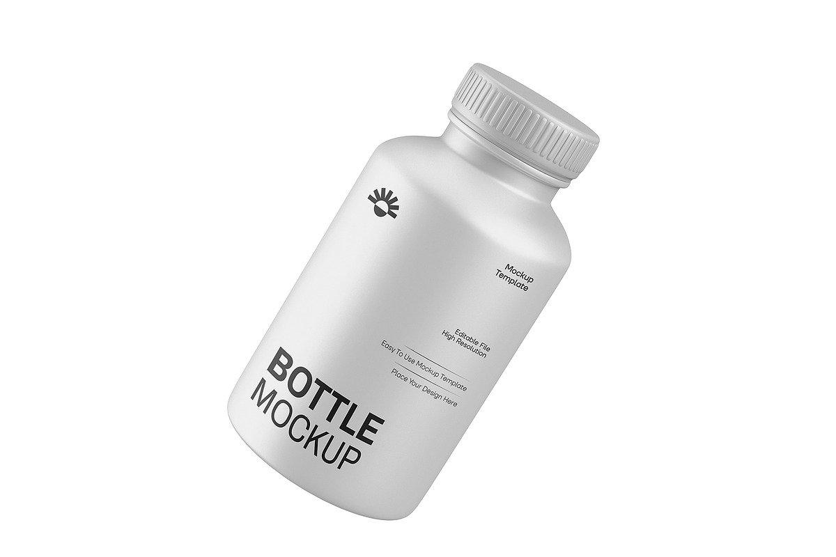 Medicine Bottle Mockup Template, a Product Mockup by graphypix (Photo 4 of 4)