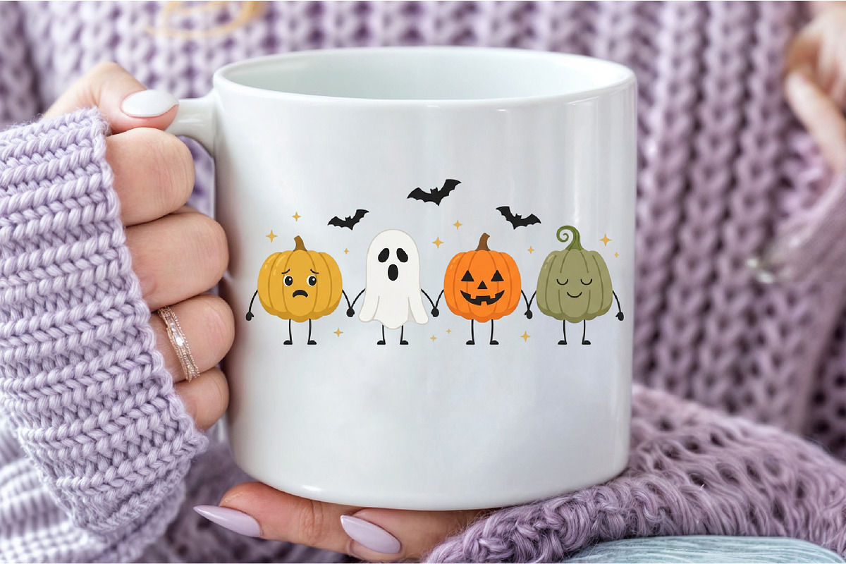 Pumpkins Doodle Set PNG, a Seasonal Illustration by DreamCafeArt (Photo 7 of 7)