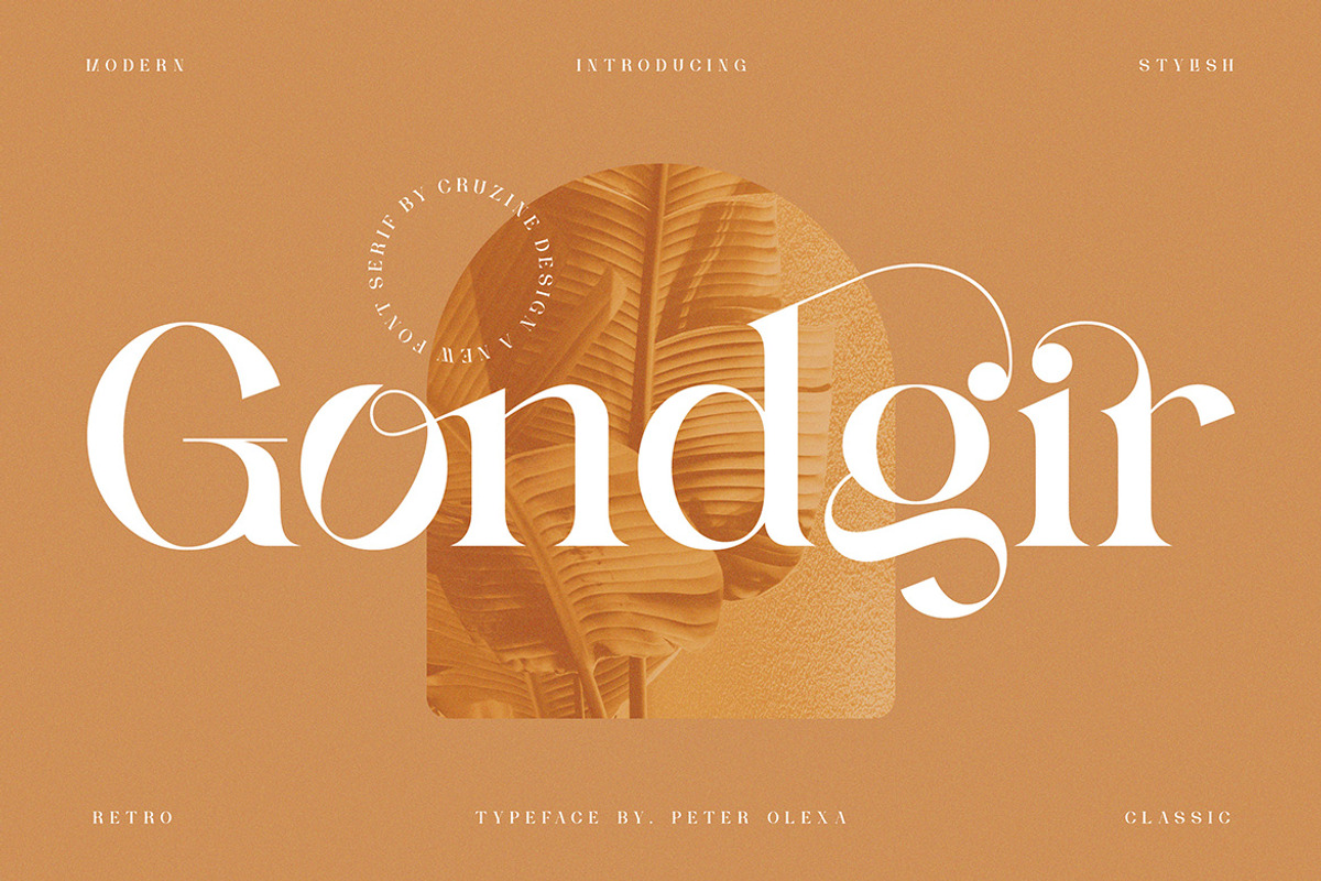 Trendy & Modern Fonts 3 - 10 Sets, a Sans Serif Font by Cruzine (Photo 6 of 47)