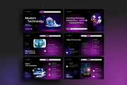 Modern Technology Company Profile, a Presentation Template by Spark_Creative (Thumbnail 3 of 10)