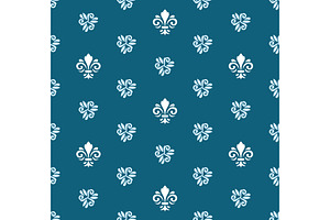Seamless Vector Pattern With Royal, a Pattern Graphic by FineArtStudio