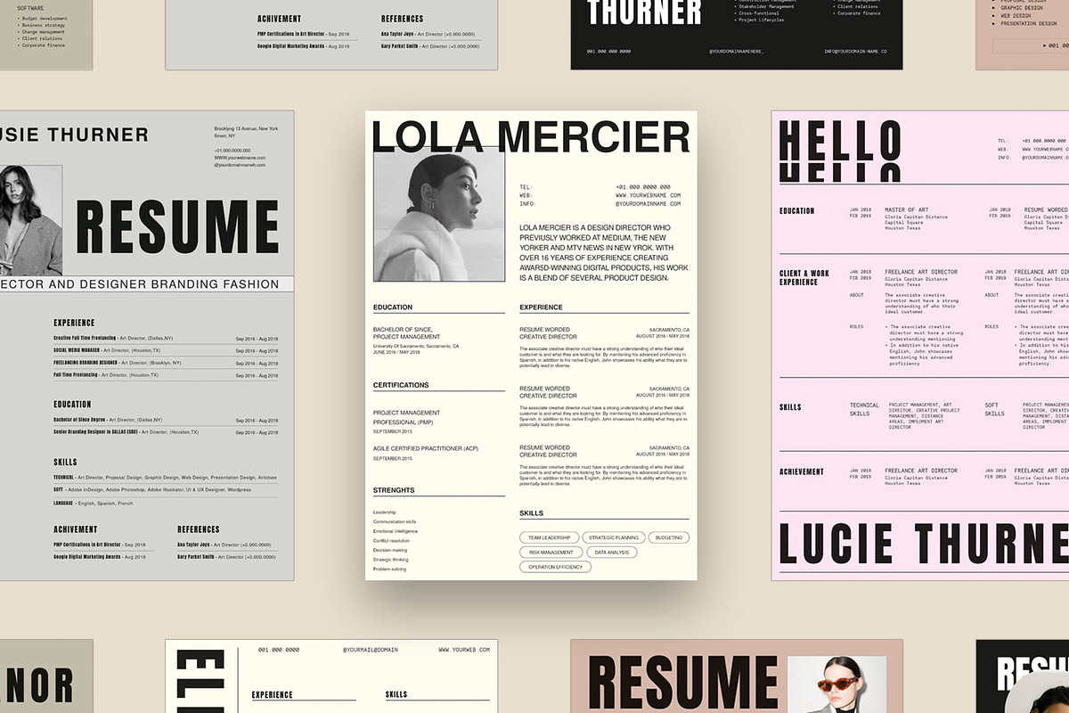 Resume Kit, a Resume Template by UX-group (Photo 2 of 9)
