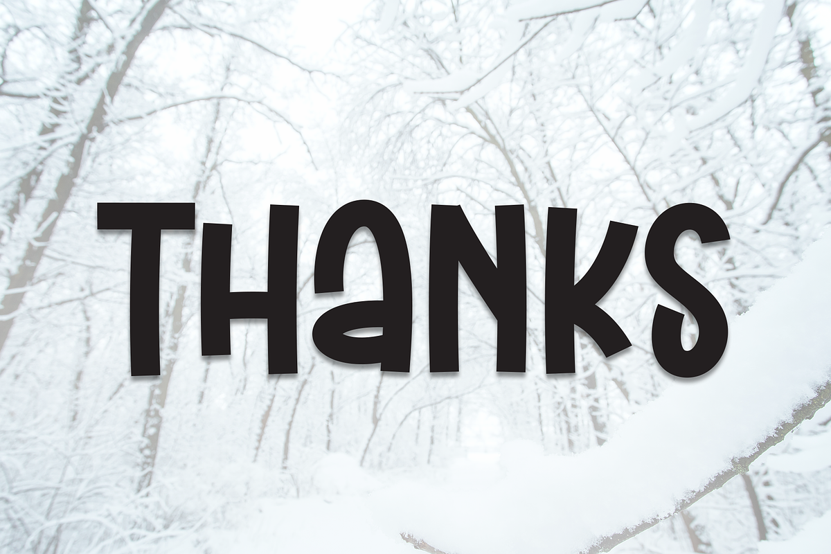 Snow Winter | Script Font, a Script Font by Scratchones (Photo 8 of 8)