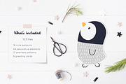 Penguins.Christmas collection, an Animal Illustration by AfonshinaArt (Thumbnail 2 of 9)