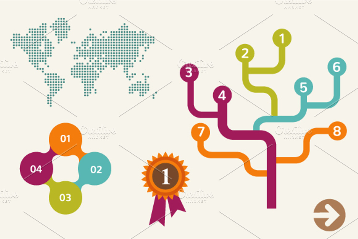 Infographic elements & icons 1 preview 2