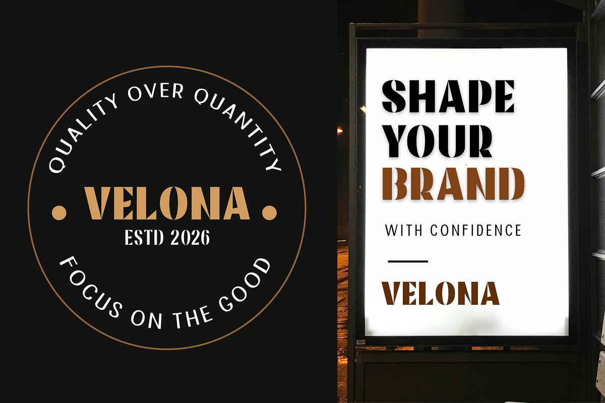 Velona, a Sans Serif Font by Reza Studio (Photo 8 of 9)
