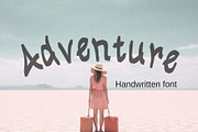 Adventure Handwritten, a Handwritten Font by Ruddean2109 (Thumbnail 1 of 10)