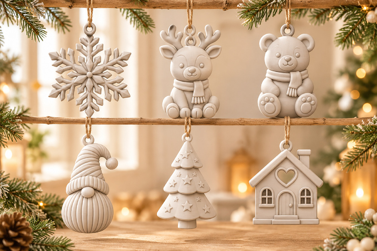 Christmas Keychain 3D STL File, an Object 3D Model by Layerology (Photo 4 of 4)