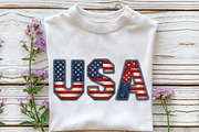 Independence Day USA Patchwork PNG, an Object Graphic by CraftArtStudio (Thumbnail 2 of 4)