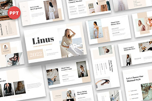 Linus - Creative Minimalist PPoint, a Presentation Template by Fit-tee