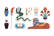 Items of ancient Egypt culture set, an Object Illustration by PaperTrident (Thumbnail 2 of 5)