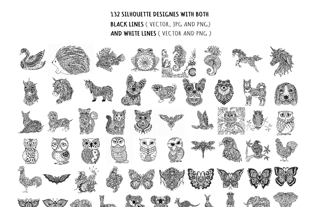 98% OFF Animal set and big bundle, an Animal Illustration by Somjai King (Photo 2 of 15)